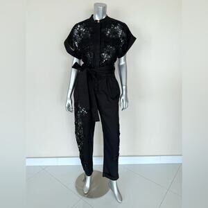 Oscar de la Renta women romper with laces size 4 US Authentic Retail 4900$